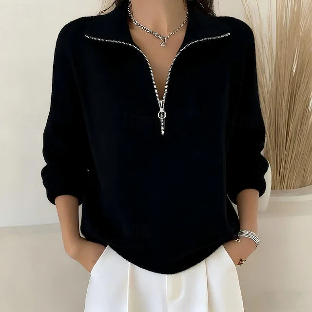 Maglione invernale con zip